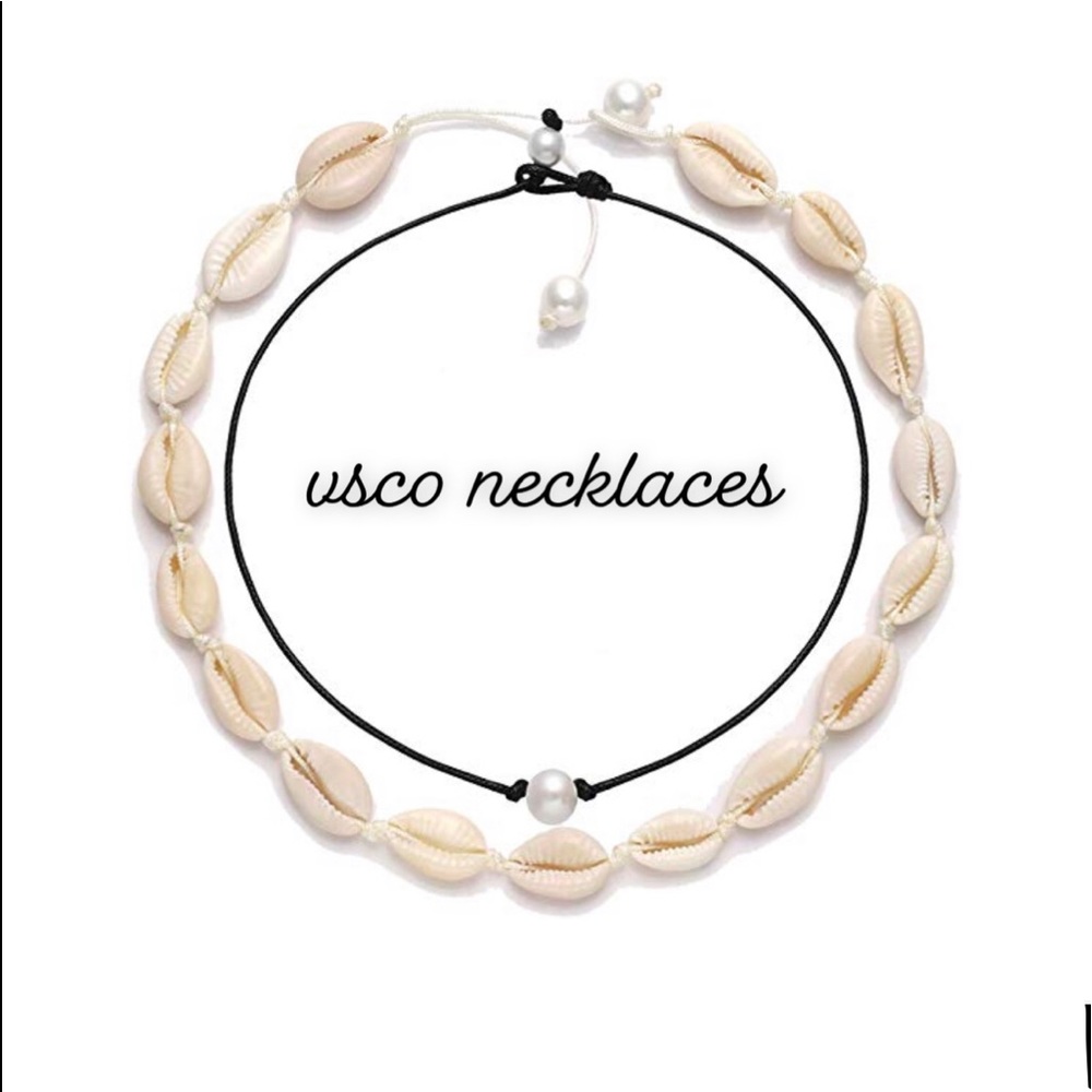 🔘Vsco Pearl & Shell Necklaces🔘